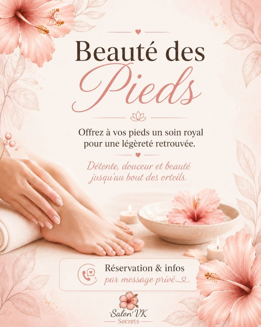 Univers beauté des pieds VK Secrets